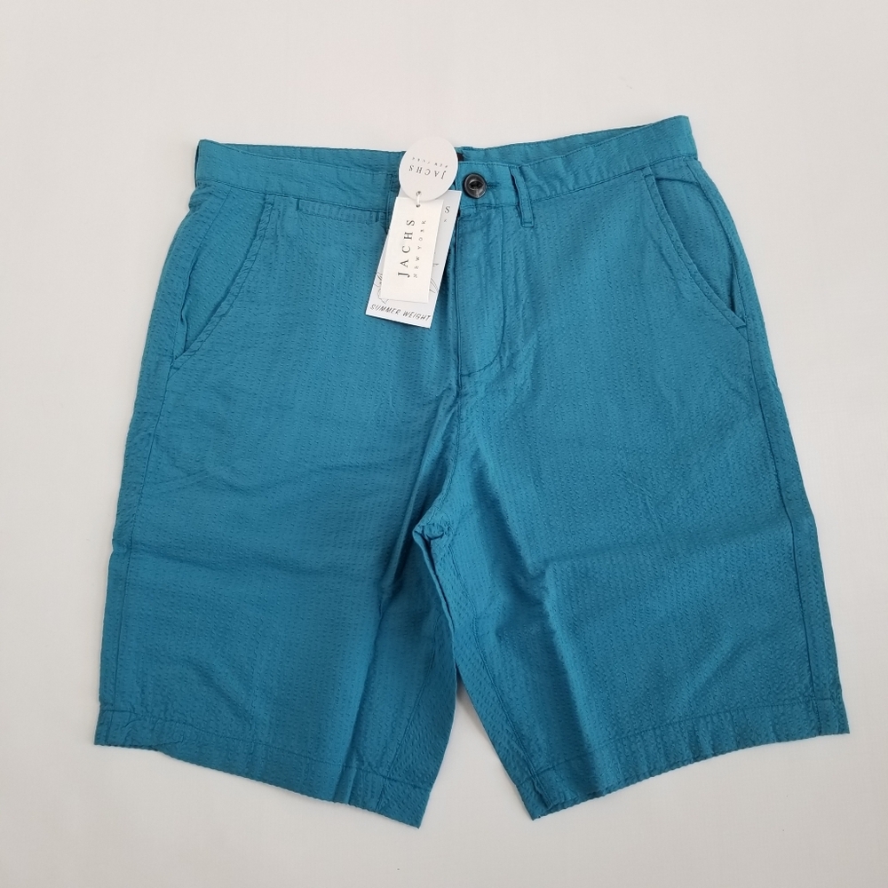 Jachs New York Seersucker Summer Weight Cotton Shorts Size 29 NWT
